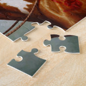 Native American Bay Pinto War Horse Legpuzzel (Zijkant)