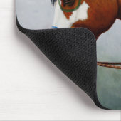 Native American Bay Pinto War Horse Muismat (Hoek)