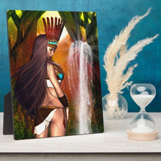 Native American Beauty Fotoplaat (Zijkant)