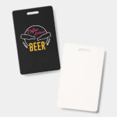 Native American Beer Badge (Voor- en achterkant)