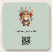 Native American Beer Bier Onderzetter (Voorkant)