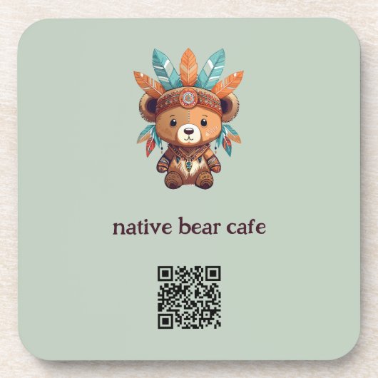 Native American Beer Bier Onderzetter (Voorkant)