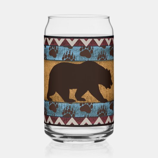 Native American Beer Blikvorm Glas (Voorkant)