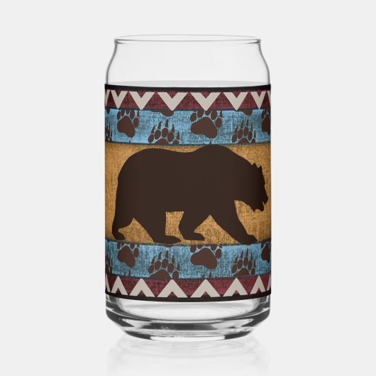 Native American Beer Blikvorm Glas (Achterkant)