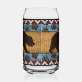 Native American Beer Blikvorm Glas (Links)