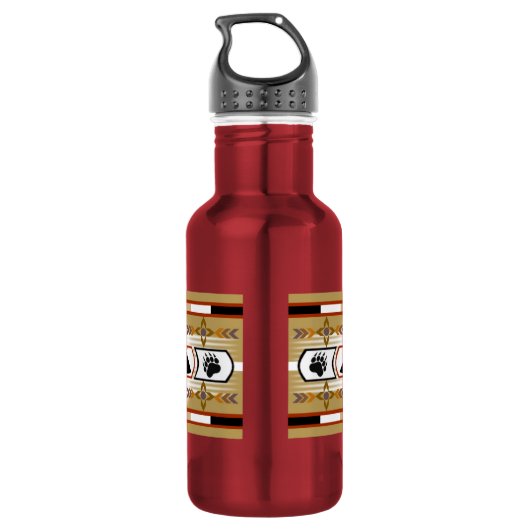 Native American Beer Clan Liberty Bottle Waterfles (Achterkant)