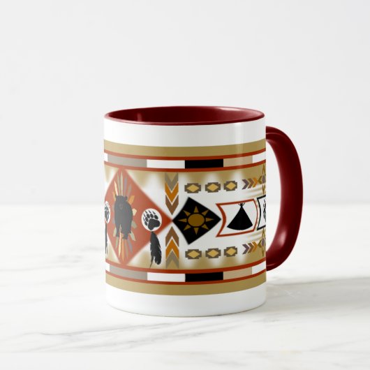 Native American Beer Clan Mok (Voorkant rechts)