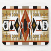 Native American Beer Clan Mousepad Muismat (Voorkant)