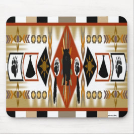 Native American Beer Clan Mousepad Muismat