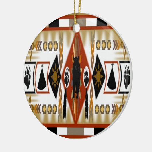 Native American Beer Clan Ornament (Links)