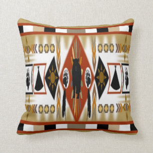Native American Beer Clan Pillow Kussen