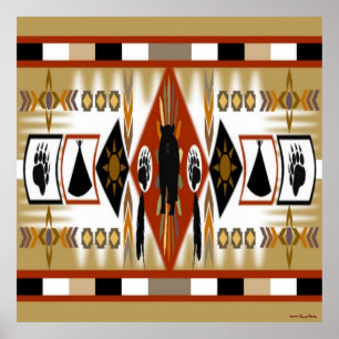 Native American Beer Clan Poster