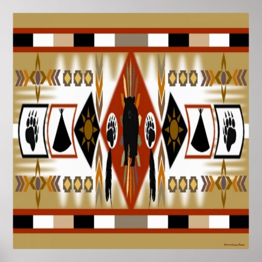 Native American Beer Clan Poster (Voorkant)