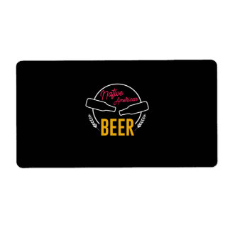 Native American Beer Etiket