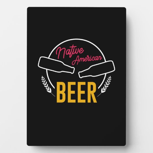 Native American Beer Fotoplaat (voorkant)