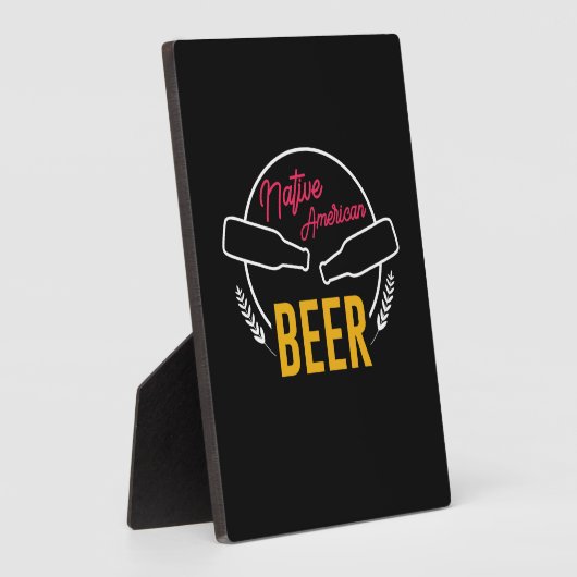 Native American Beer Fotoplaat (Zijkant)