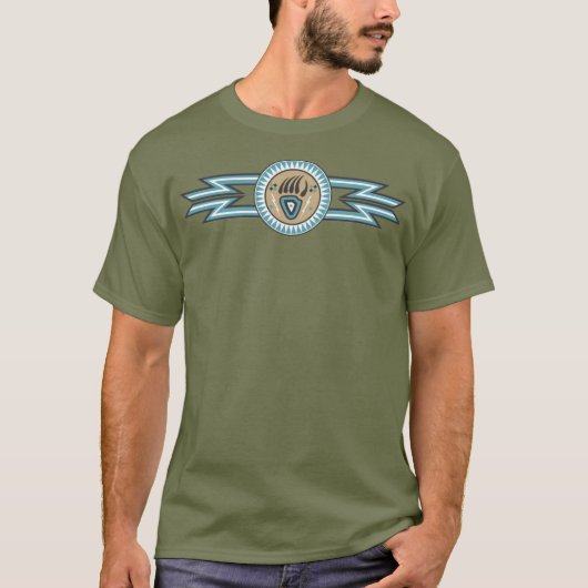 Native American Beer Paw T-shirt (Voorkant)