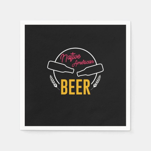 Native American Beer Servet (Voorkant)