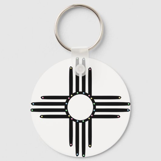 Native American beker Zia Sleutelhanger (Voorkant)
