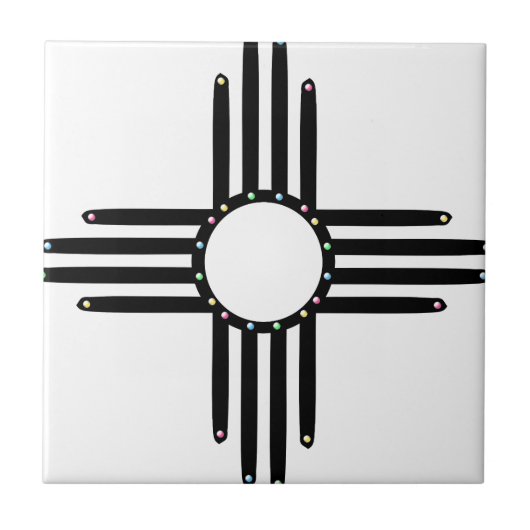 Native American beker Zia Tegeltje (Voorkant)