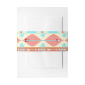 Native American Belly Band Uitnodigingen Wikkel (Voorkant Voorbeeld)