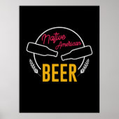 Native American Bier Poster (Voorkant)