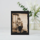  Native American Big Tobacco, een Dance Hall Briefkaart (Staand voorkant)