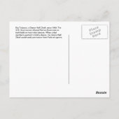  Native American Big Tobacco, een Dance Hall Briefkaart (Achterkant)