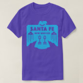 Native American Bird Santa Fe New Mexico Blauw T-shirt (Design voorkant)