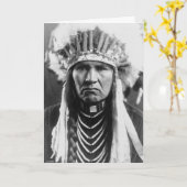 NATIVE AMERICAN BIRTHDAY KAART VOOR IEDEREEN (Gele Bloem)