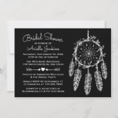 Native American Black Dreamweaver Vrijgezellenfees Kaart (Voorkant)