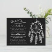 Native American Black Dreamweaver Vrijgezellenfees Kaart (Staand voorkant)