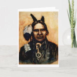 Native American Blank Wenskaart Kaart