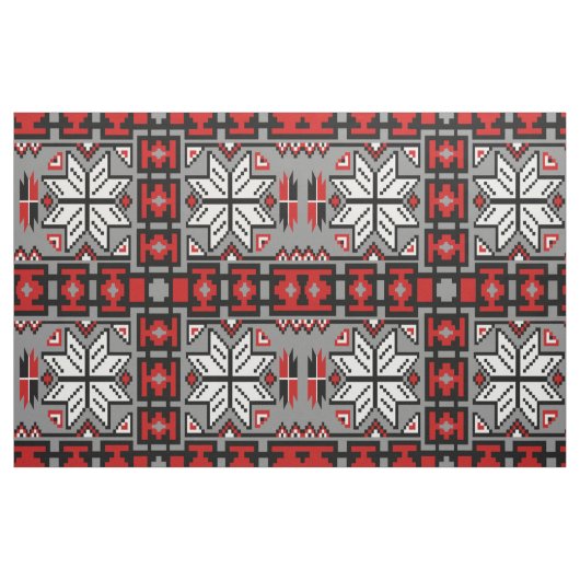 Native American Blanket Weaving Patroon Stof (Fat Quarter)