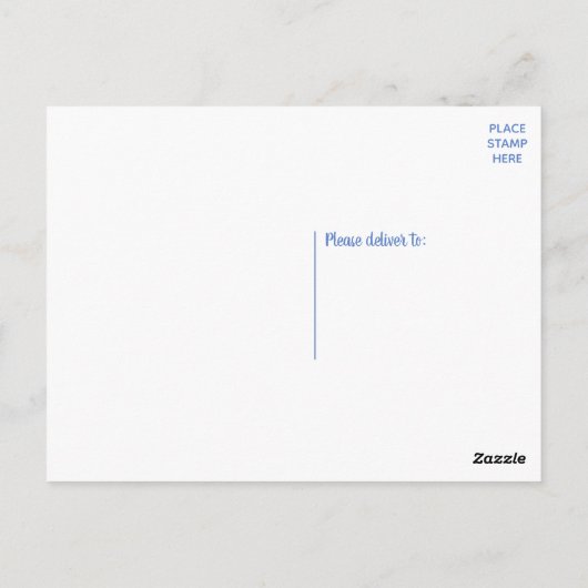 Native American Blue Tribal Feather Boho Bedankt Briefkaart (Achterkant)