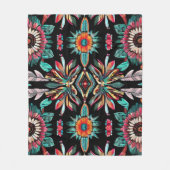 Native American Bohemain Fleece Deken (Voorkant)