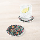 Native American Bohemain Zandsteen Onderzetter (Zijkant)