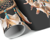 Native American Boho Dreamcatcher Tribal Foto's Cadeaupapier (Rol Hoek)