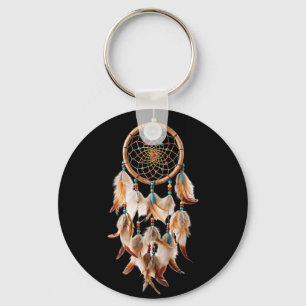 Native American Boho Dreamcatcher Tribal Foto's Sleutelhanger