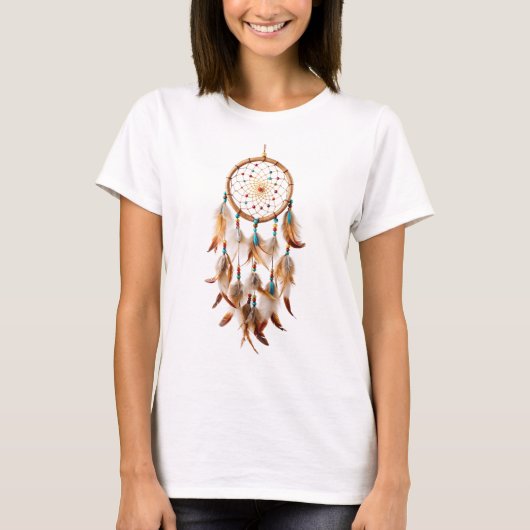 Native American Boho Dreamcatcher Tribal Foto's T-shirt (Voorkant)