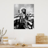 Native American Boy, 1899 Poster (Keuken)