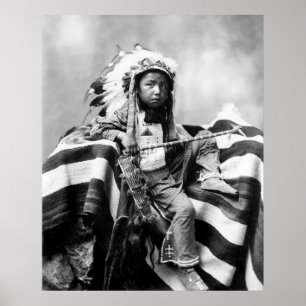 Native American Boy, 1899 Poster