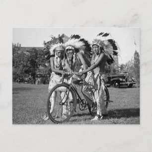 Native American Boys, jaren '30 Briefkaart