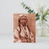 Native American Bride Briefkaart (Staand voorkant)