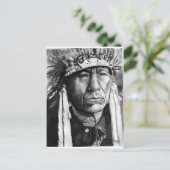 Native American Briefkaart (Staand voorkant)