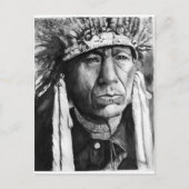 Native American Briefkaart (Voorkant)