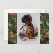 Native American Briefkaart (Voorkant / Achterkant)