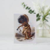 Native American Briefkaart (Staand voorkant)