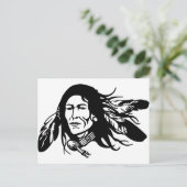 Native American Briefkaart (Staand voorkant)