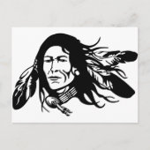 Native American Briefkaart (Voorkant)